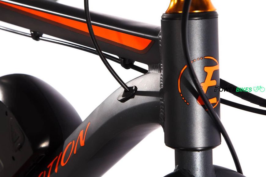 Электровелосипед фэтбайк E-motion Fatbike GT 48V 16Ah 1000W серо-оранжевый EFAT-GT48151000SP фото